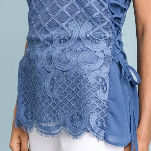 Doe & Rae Tank with Lace Up Sides - Picture 3 of 7